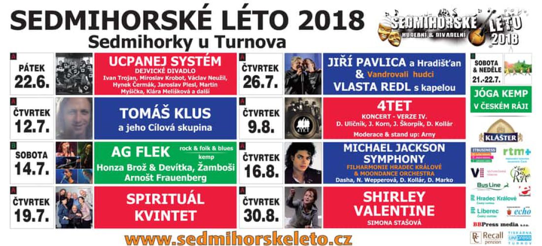 Sedmihorské léto 2018 – zábava v Českém ráji po celé prázdniny!